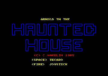 Arnold In The Haunted House (S) (1986) [Your Computer] screen shot title